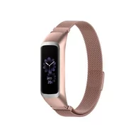 Akcesoria do smartwatchy - Opaska Pasek Bransoleta Milaneseband Samsung Galaxy Fit 2 R220 Różowa - miniaturka - grafika 1