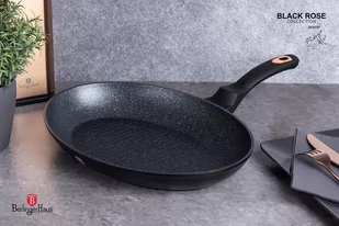 PATELNIA GRANITOWA DO RYB BERLINGER HAUS BH-7149 BLACK ROSE - Patelnie - miniaturka - grafika 2