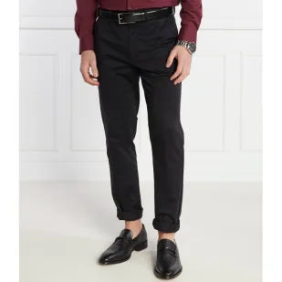 Calvin Klein Spodnie SATIN STRETCH CHINO | Slim Fit - Spodnie męskie - miniaturka - grafika 1