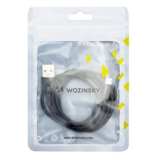 Wozinsky kabel przewód USB - microUSB 2,4A 1m czarny (WUC-M1B) - Kable USB - miniaturka - grafika 5
