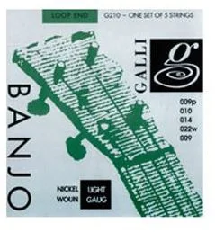 Galli G 210 - struny do banjo - Struny gitarowe  - miniaturka - grafika 1