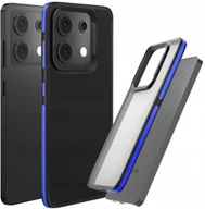 Etui i futerały do telefonów - Etui Do Xiaomi Redmi Note 13 Pro 5G Matowe, Granatowa Ramka, Bumper, Case - miniaturka - grafika 1