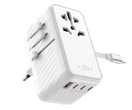 Ładowarki do telefonów - FIXED Voyager World Adapter 4xUSB-C/1xUSB GaN 85W biały - miniaturka - grafika 1