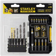 Wiertła - Zestaw wierteł i bitów udarowych Stanley FatMax STA88554 Metal Drewno PCV - miniaturka - grafika 1