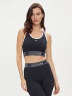 Biustonosze - Tommy Hilfiger Biustonosz sportowy Monotype WW0WW41517 Granatowy - miniaturka - grafika 1