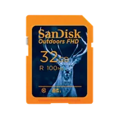 Karty pamięci - SanDisk Outdoors FHD SDXC UHS-I Card - 32GB Single Pack - SDSDUNR-032G-GN6VN - miniaturka - grafika 1