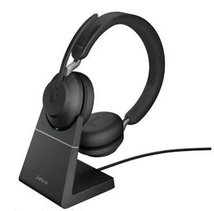 Jabra Evolve2 65 Link380a MS Stereo Czarny - Słuchawki - miniaturka - grafika 1