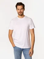 Koszulki męskie - Koszulka męska bawełniana Lee Cooper Obutch-875 M Biała (5905991736059). T-shirty męskie - miniaturka - grafika 1