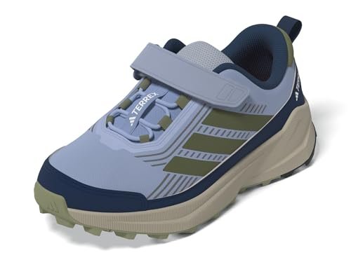 adidas Uniseks - dzieci Terrex Trailmaker 2 Hiking Shoes Kids, glow blue/tent green/Dusky Petrol, 36 EU