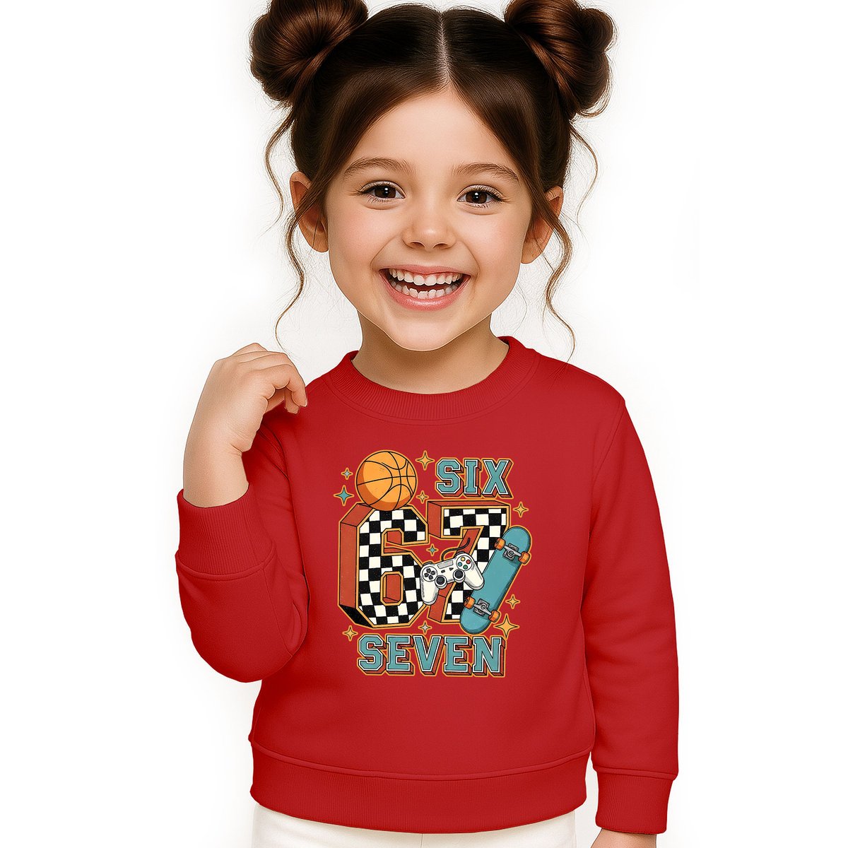 BLUZA DZIECIĘCA 67 SIX SEVEN VIRAL GAME 134-140 DLA CHŁOPCA DZIEWCZYNKI