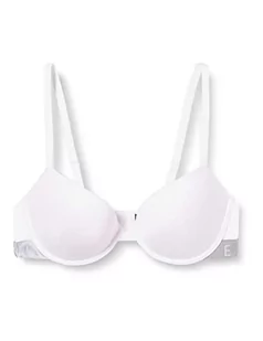Emporio Armani Underwear Women's Iconic biustonosz push up z mikrofibry, biały, rozmiar 34C, biały, C - Biustonosze - miniaturka - grafika 1