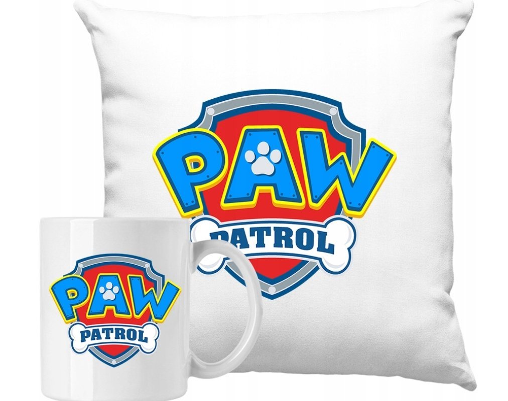 ZESTAW PODUSZKA + KUBEK PSI PATROL Pomysł Na Prezent +IMIĘ #2