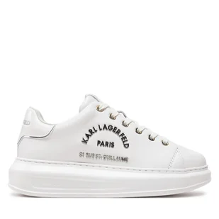 Sneakersy KARL LAGERFELD KL62539K Biały - Sneakersy damskie - miniaturka - grafika 1