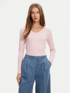 United Colors Of Benetton Bluzka 3GA2E4245 Różowy Regular Fit - Bluzki damskie - miniaturka - grafika 1