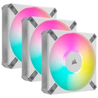 Wentylatory komputerowe - Corsair iCUE AF120 RGB ELITE - White - 3-pack - Chłodzenie do obudowy - 120 mm - 34 dBA - miniaturka - grafika 1