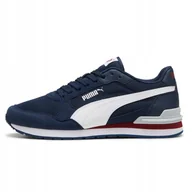 Buty sportowe męskie - Puma St Runner v4 Mesh 399666 02 Buty Męskie Granatowe - miniaturka - grafika 1