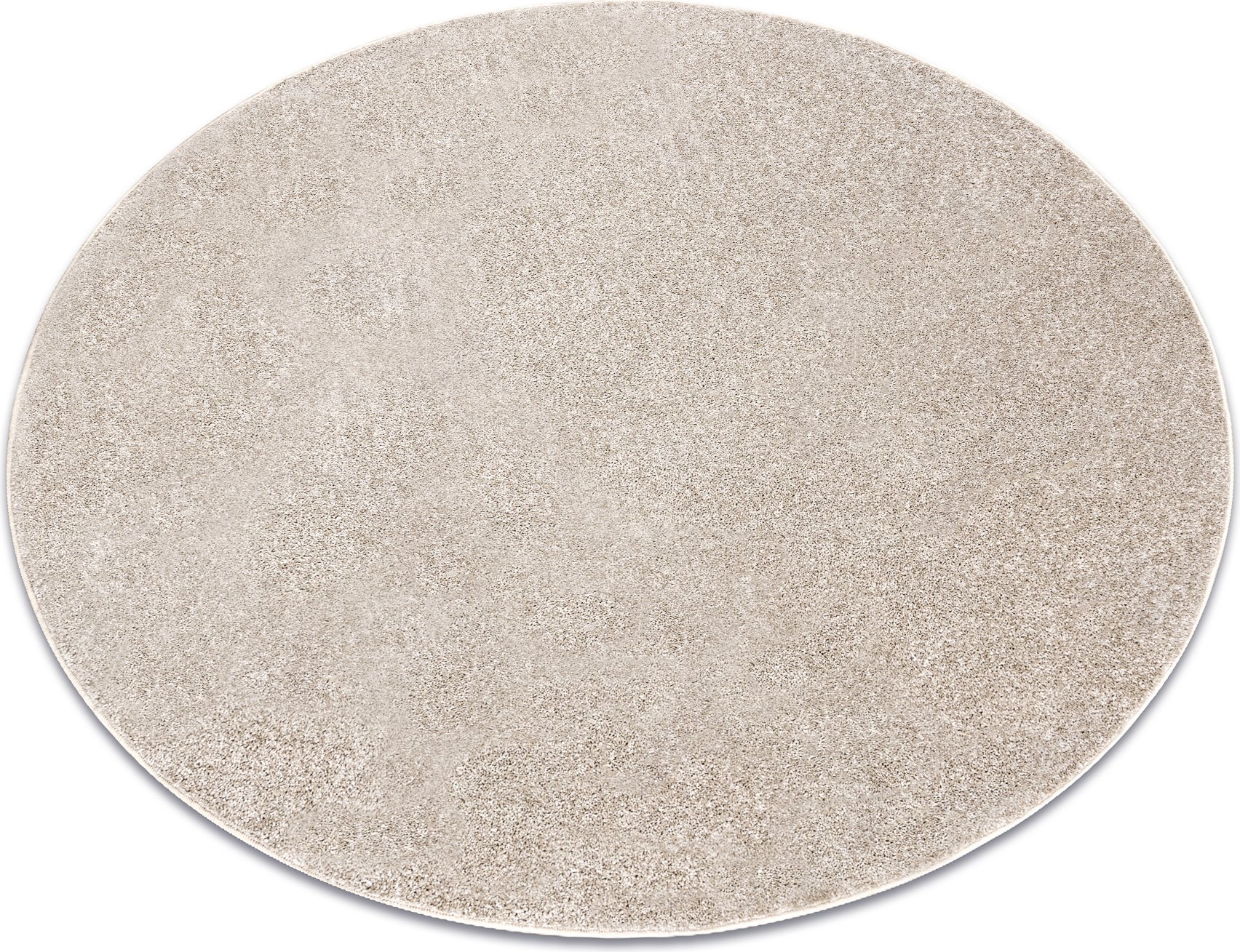 DYWAN koło SANTA FE beż 33 gładki, jednolity, jednokolorowy beżowy koło 150 cm