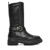 Buty dla dziewczynek - Kozaki Lasocki Young CEO-CI12-8854-05 Czarny - miniaturka - grafika 1