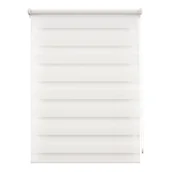 Rolety - Roleta dzień/noc Adele 73 x 140 cm biała - miniaturka - grafika 1