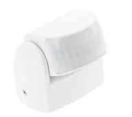 Czujniki ruchu i zmierzchu - Czujnik ruchu PIR 180° CR-9 MINI biały (12m) [współpracuje z LED] IP65 GTV (50) - miniaturka - grafika 1