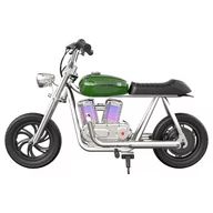 Motocykle - Elektryczny motocykl dla dzieci HYPER GOGO Pioneer 12 Plus z aplikacją, 5.2Ah 160W z oponami 12'x3', zasięg 12KM - zielony - miniaturka - grafika 1