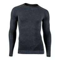 Koszulki męskie - UYN UYN męska koszulka z długim rękawem Fusyon Cashmere Uw, szary, xxl U100117 - miniaturka - grafika 1