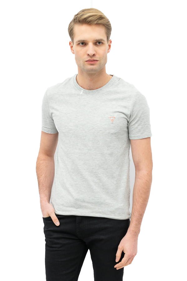 Guess Koszulka Męska T-Shirt Caleb Hero Crew Neck Gray U97M00Jr003 H905 Xxl