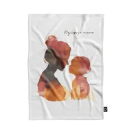 Koce - Koc pluszowy dla mamy wzór DM20 | mama i dziecko 135 x 100 cm - miniaturka - grafika 1