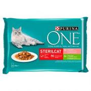 Mokra karma dla kotów - Purina ONE Sterile Mokra Karma dla Kota MIX SMAKÓW 4x 85g 12433340-ONE-ST-85-4 - miniaturka - grafika 1