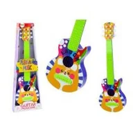Instrumenty muzyczne dla dzieci - Gitara rockowa regulacja strun piesek kolorowa - miniaturka - grafika 1