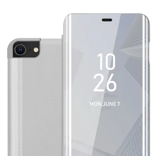 Pokrowiec Do Apple iPhone 7 / 7S / 8 / SE 2020 w Etui SREBRNY AGAT  Case Cover Obudowa Ochronny Cadorabo - Etui i futerały do telefonów - miniaturka - grafika 1