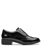 Półbuty damskie - Clarks Oxfordy Havisham Oak 26178710 Czarny - miniaturka - grafika 1