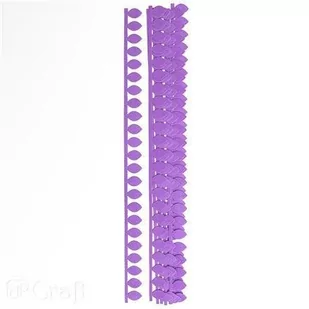 Dalprint Paski do quillingu 12 szt Liść-fioletowe QGPQ-046 - Quilling - miniaturka - grafika 1