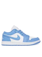 Buty dla dziewczynek - Nike Sneakersy Wmns Air Jordan 1 Low AO9944 441 Biały - miniaturka - grafika 1