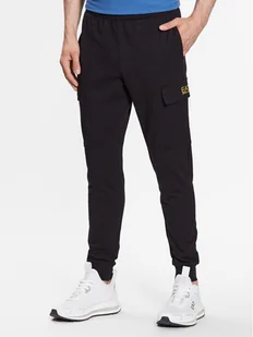 Spodnie dresowe EA7 Emporio Armani - Spodnie sportowe męskie - miniaturka - grafika 1