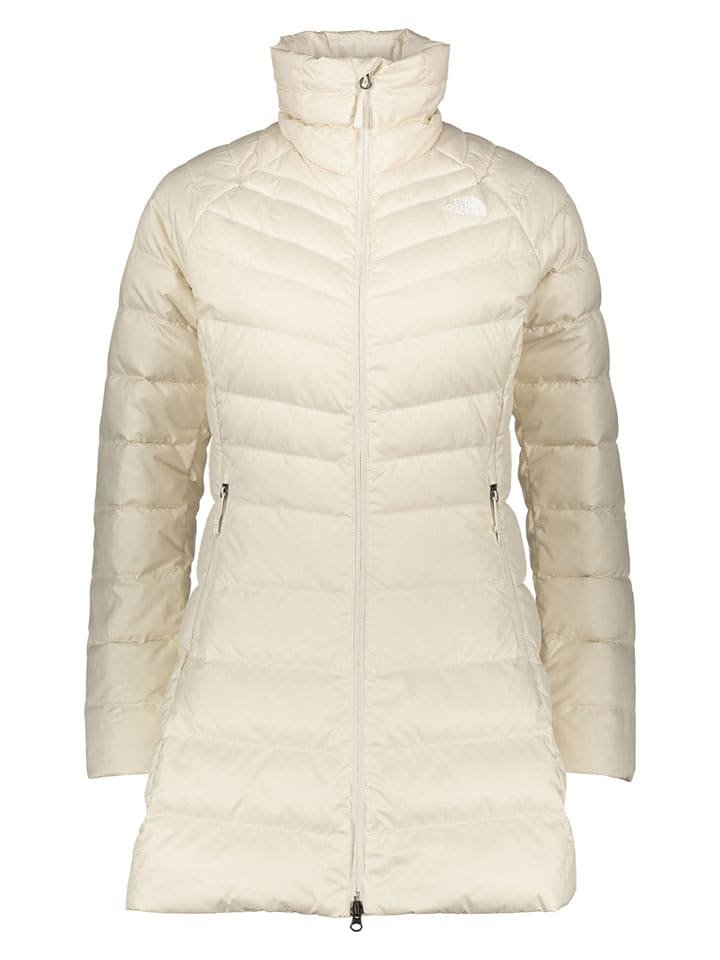 The North Face Płaszcz puchowy w kolorze kremowym
