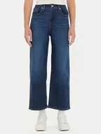 Spodnie damskie - Levi's® Jeansy 72970-0017 Granatowy Wide Leg - miniaturka - grafika 1