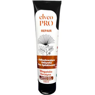 ELVEO PRO, Odżywka do włosów REPAIR Wegańska Keratyna, 300ml - Odżywki do włosów - miniaturka - grafika 1