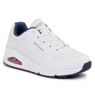 Buty trekkingowe damskie - Buty na co dzień damskie SKECHERS UNO STAND ON AIR eko skóra - miniaturka - grafika 1