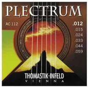 Struny gitarowe  - Thomastik Saiten für Akustikgitarre Plectrum Acoustic Series Satz AC113 Medium .013-.061 nickelfrei 669337 - miniaturka - grafika 1