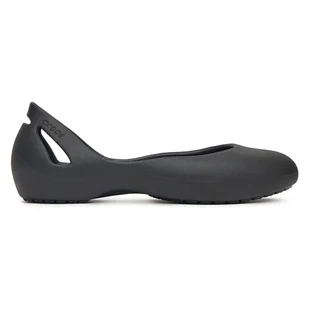 Klapki basenowe Crocs KADEE FLAT BLK 210833-001 - Klapki i japonki damskie - miniaturka - grafika 1