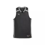 Koszulki sportowe męskie - Tank top koszykarski męski PUMA Hoops Team Game Jersey - miniaturka - grafika 1
