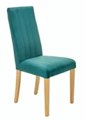 Krzesła - Zielone welurowe krzesło skandynawskie N3-L82 - miniaturka - grafika 1
