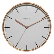 Zegary - NexTime NeXtime Company zegarek na ścianę aluminiowa 1 x 1 x 4,5 cm 3120ST (3119ST) - miniaturka - grafika 1