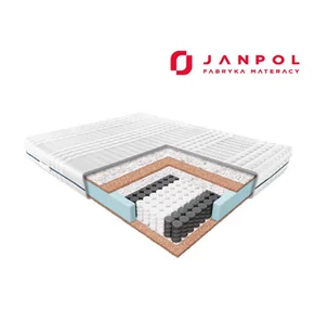 JANPOL EREBU - materac kieszeniowy, sprężynowy, Rozmiar - 180x200, Pokrowiec - Smart - Materace - miniaturka - grafika 1