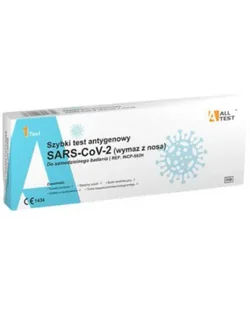 Test SARS-CoV-2, wymaz z nosa, 1 sztuka - Testy ciążowe i diagnostyczne - miniaturka - grafika 1