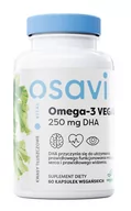 Suplementy naturalne - OSAVI Omega-3 VEGAN 250mg DHA 60 Kapsułek wegańskich - miniaturka - grafika 1