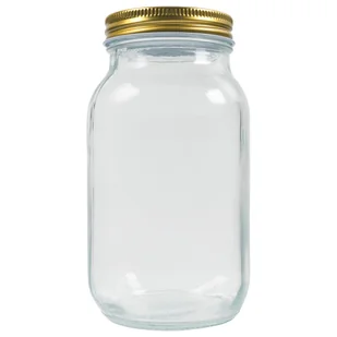Szklany Słoik 700 ml z Zakrętką do Owsianki Makaronu Świec DIY Przyprawy - Pojemniki kuchenne - miniaturka - grafika 1