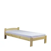 Łóżka dla dzieci i młodzieży - Łóżko Drewniane Sosnowe Milano 90 x 200 Tył Równy Meble Doktór Sosna Naturalna Lakierowana - miniaturka - grafika 1