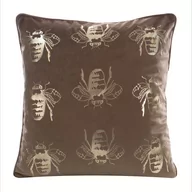 Poszewki na poduszki - Euro Firany Poszewka Eurofirany Velvet BLINK15 Ciemny beż 45x45 1216956 - miniaturka - grafika 1